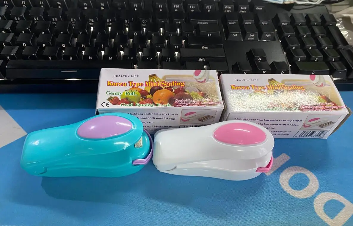 H345 Portable Manual Seal Packing Snack Food Bag Package Impulse Sealer Household Plastic Bags Mini Sealing Machine