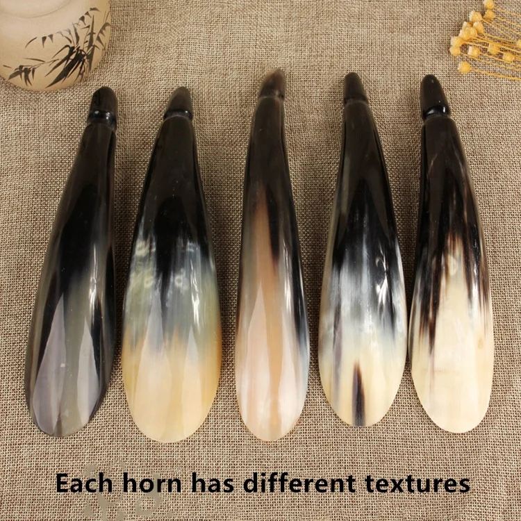 20CM buffalo horn scraping plate guasha board Scrapes the skin the board scraping therapy