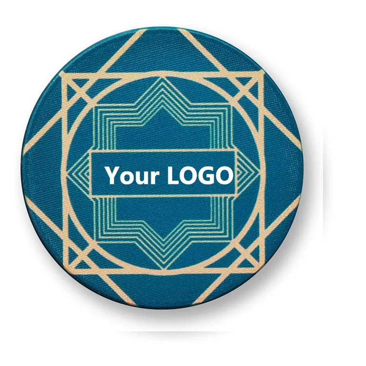 Professional High End 500 Piece Casino Poker Set Custom Square Sublimation Lightweight 14g Made Ceramic Acrylic Plastic Clay