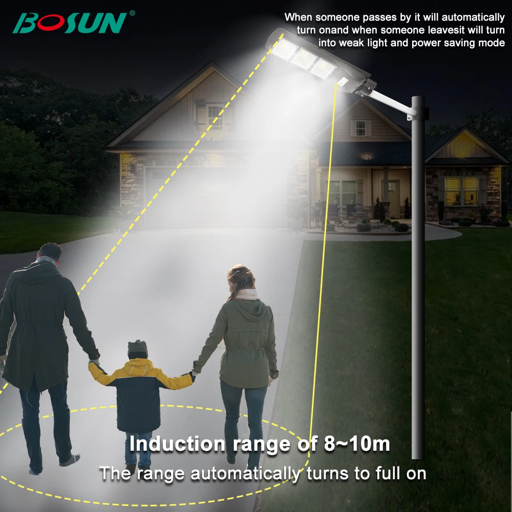 LAP 300 Watt All In One Solar Street Light Integrated All In One Solar Street Light