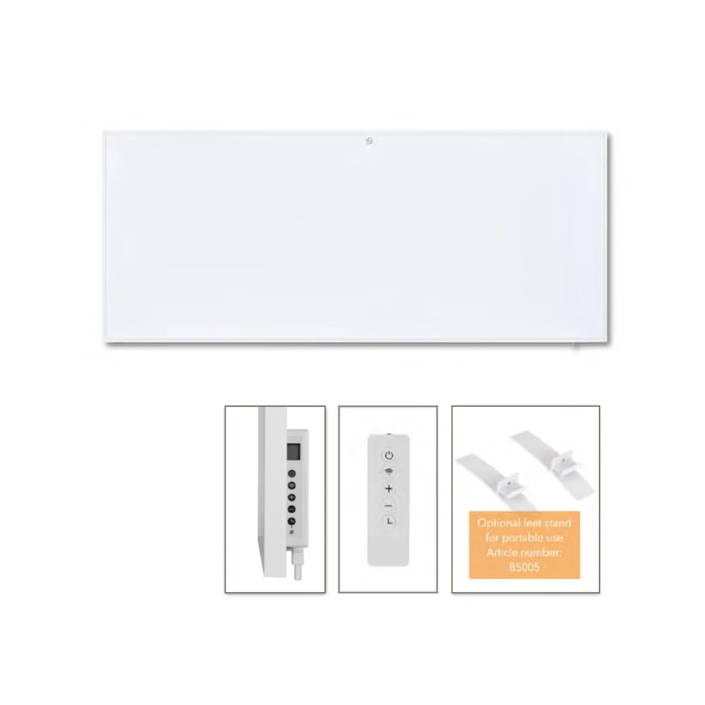 Remote/Wifi control infrared heater 500W infrared radiant app heater with over heat protection