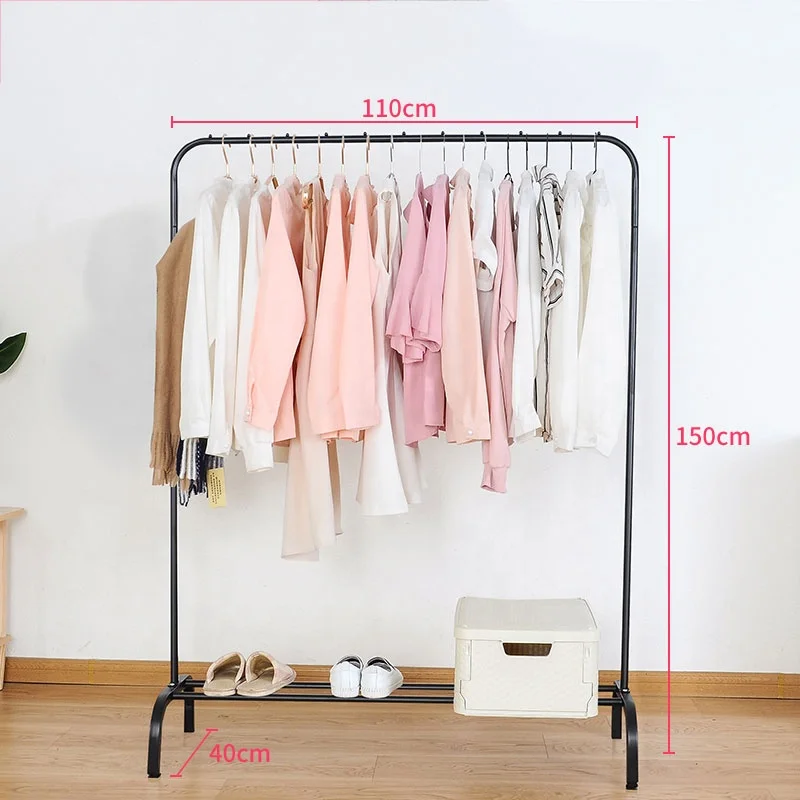 Standing Rack Hat Holder Hooks Jacket Tree Shape Stainless Steel Clothes Stand Rack