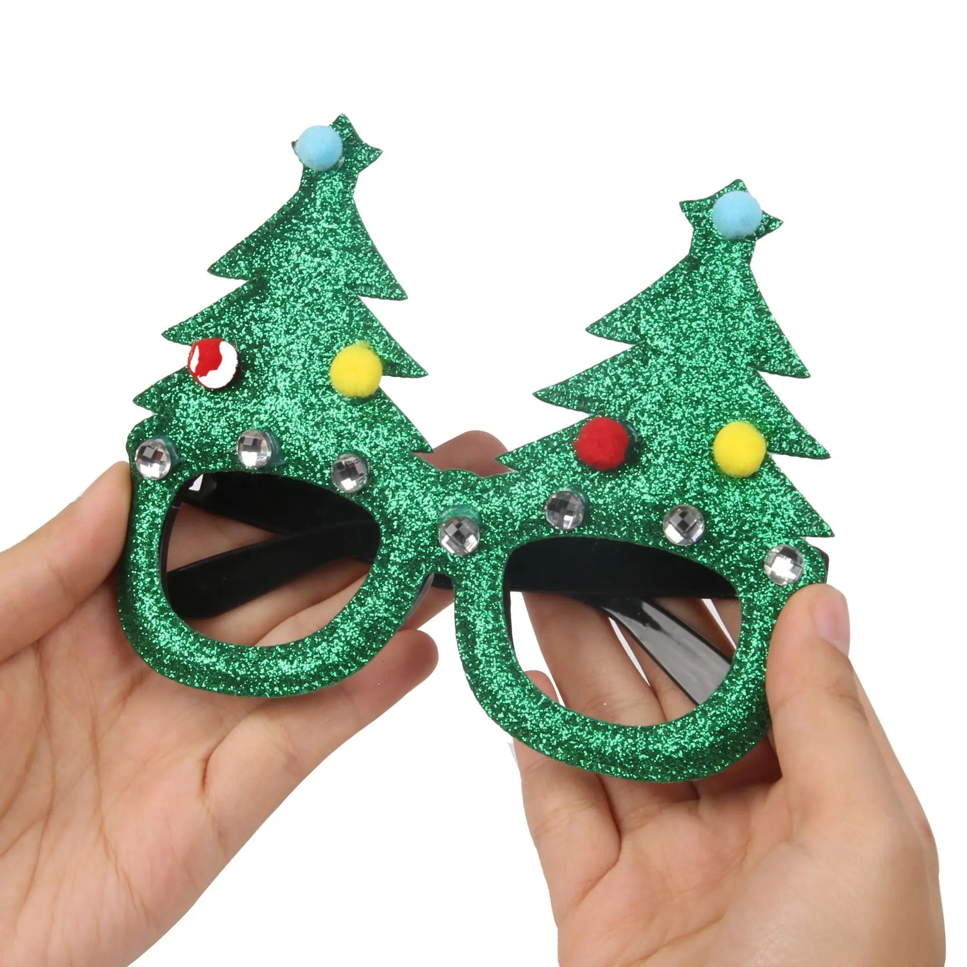 Christmas Glasses Frame Ornaments Gifts Party Favors Decorations Toys for Kids
