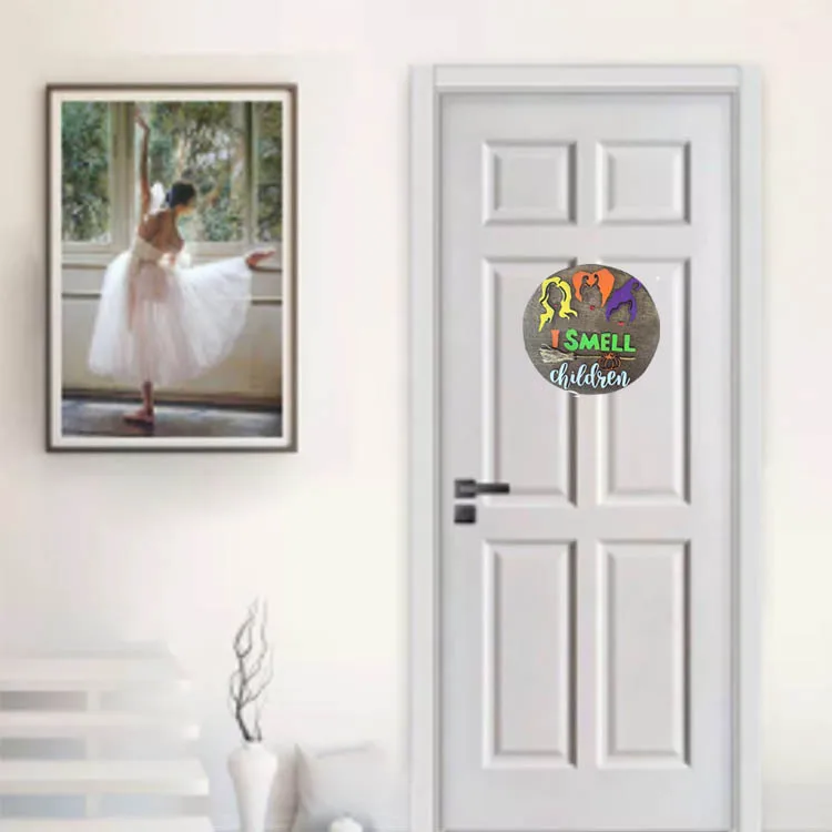 Harvest Festival Front Door Welcome Sign Hanging Faux Handmade Decorative Hangings Halloween Craft Decorations