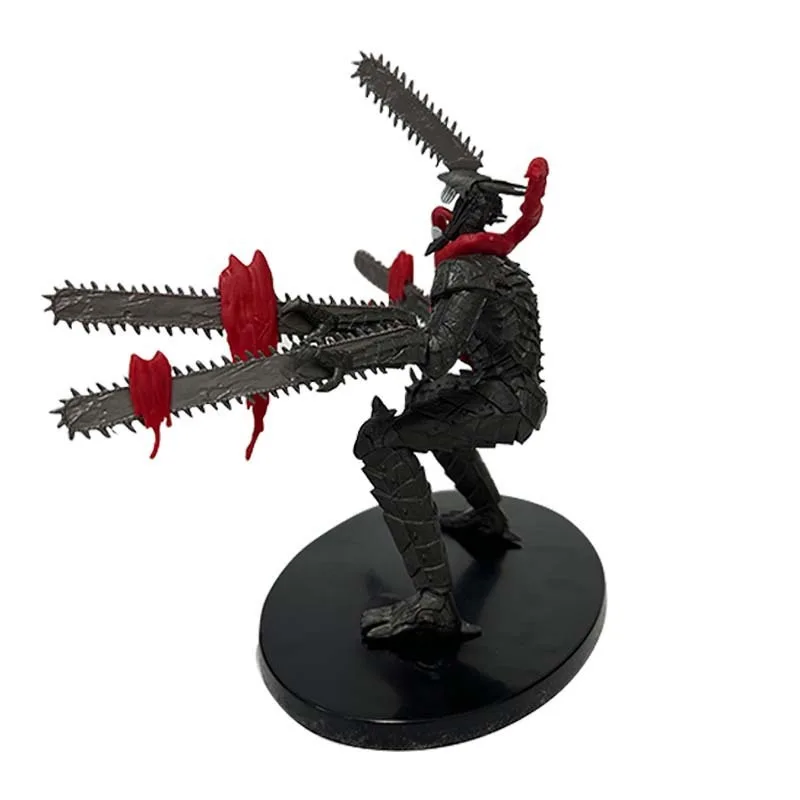 19CM Japanese Anime Chainsaw Man Denji Anime Figure Samurai Sword Denji Figuras Katana Man Figurine Home Office Decoration Gift