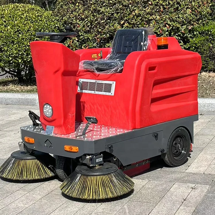 Road Sweeper Electric Swivel Battery Broom