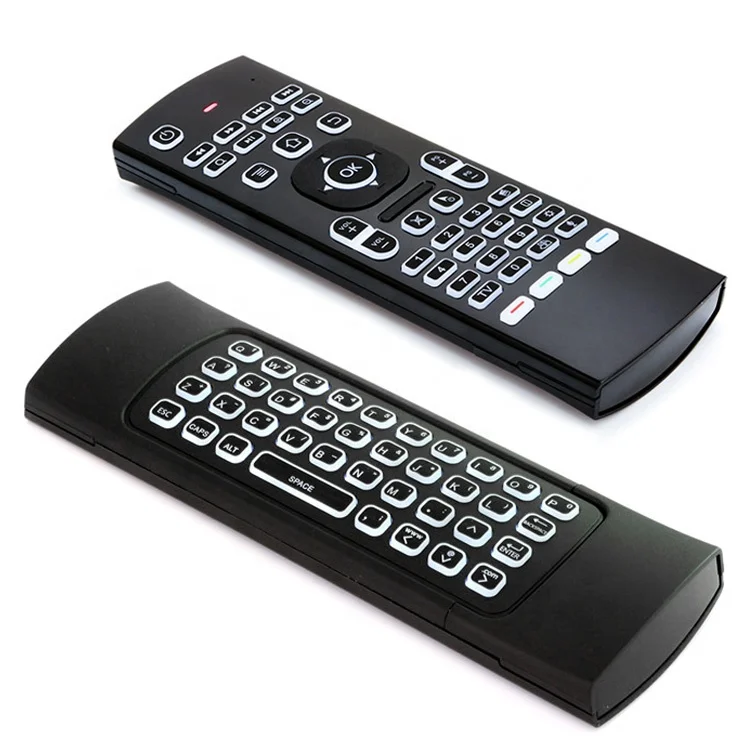 MX3 Backlit Air Mouse T3 Smart Remote Control 2.4G RF Wireless Keyboard with voice for Android TV Box