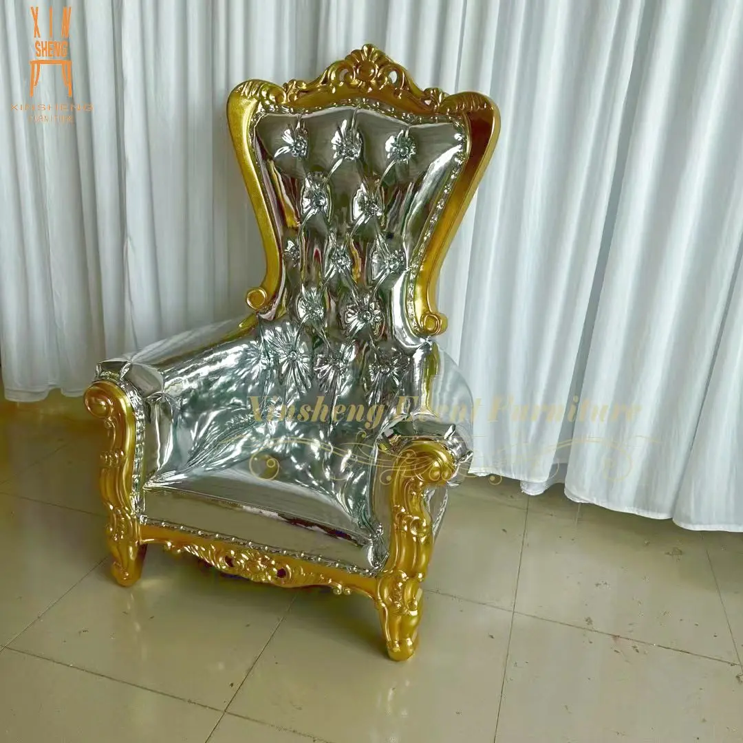 New product kids furniture King royal throne wooden sofa chairs for party  banquet hotel hall chairs event wedding