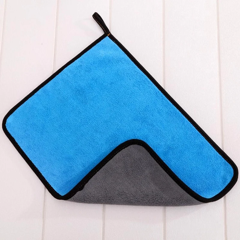 Factory Price Coral Fleece Wash Microfiber Cloth Car Cleaning Microfiber Towel Car Drying Absorbent Towel 400GSM