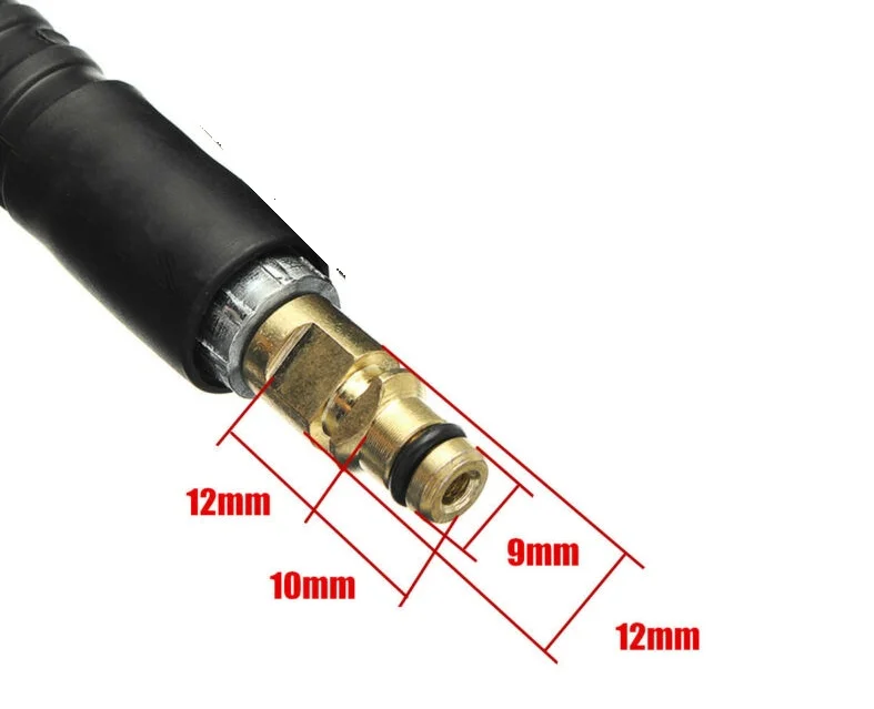 M22 Swivel High Pressure Spray Gun With Metal Hose Connector and Color Quick Connect Nozzle For Karcher K2-K7 Pressure Washer