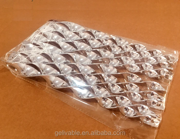 30cm Bird Repellent Wind Spiral rod Twister Reflective Scarer Rods to Keep Birds Away