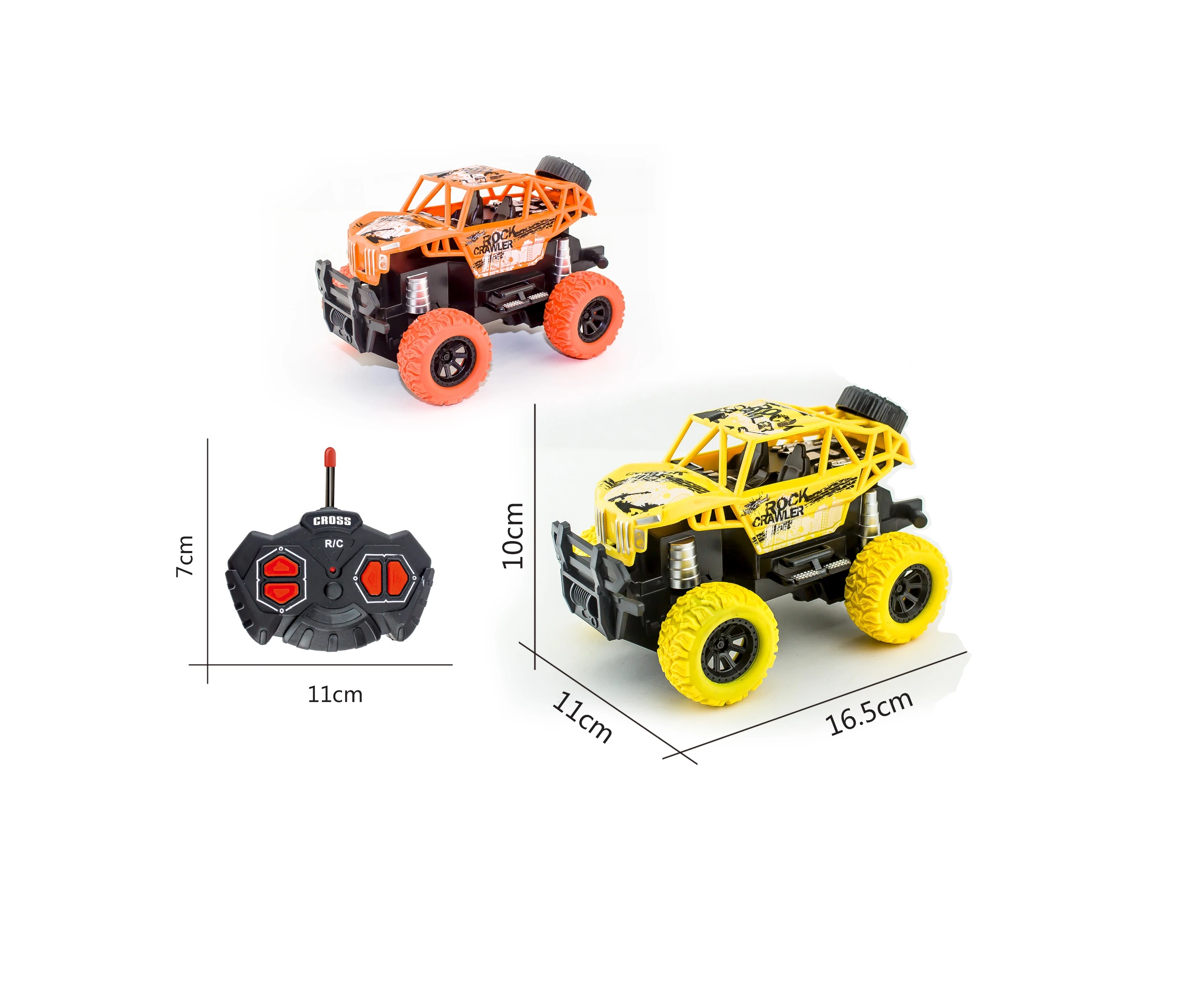 1:30 Scale 4CH Remote Control 27MHz off-road Battery Operated Police Car Toys for Kids