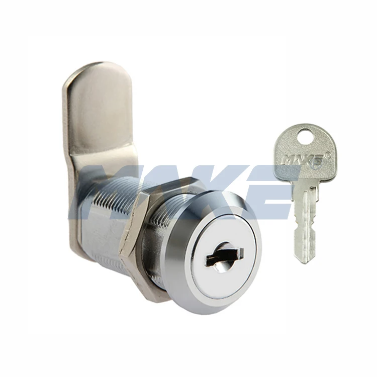 MK104-30 Wholesale price wafer key cam lock wardrobe furniture sauna cabinet lock flat key cam lock with master key system