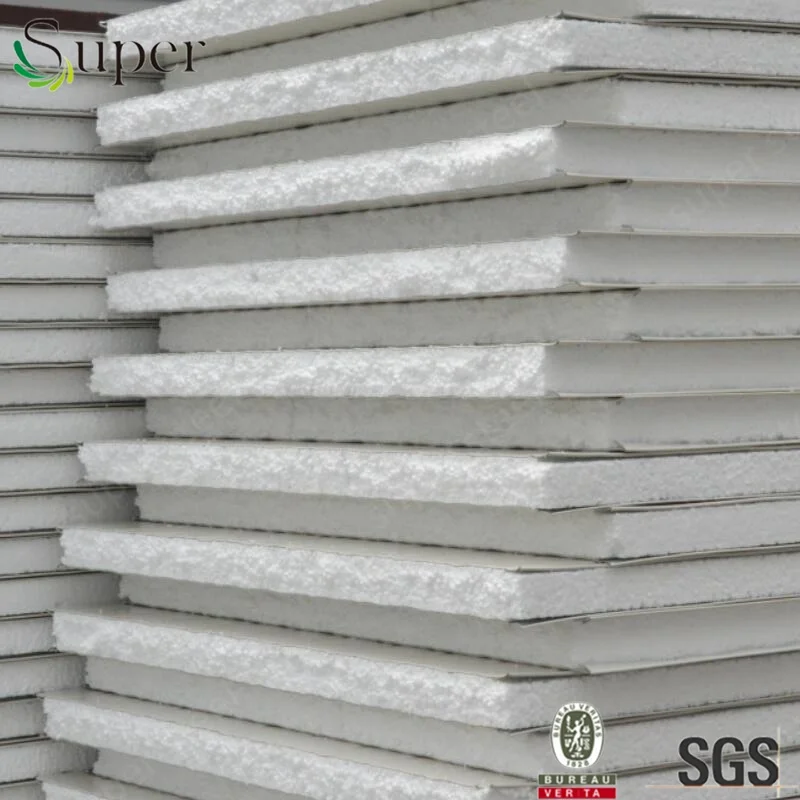
Sandwich panel roof tile price/color steel Styrofoam eps sandwich exterior wall panel 