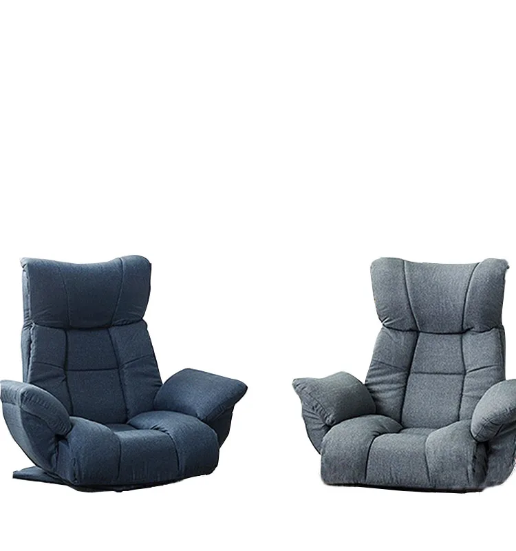 New Modern Swivel Single Living room Sofa Adjustable Backrest 360 Degree Rotatable Floor Armchairs Living room Furniture