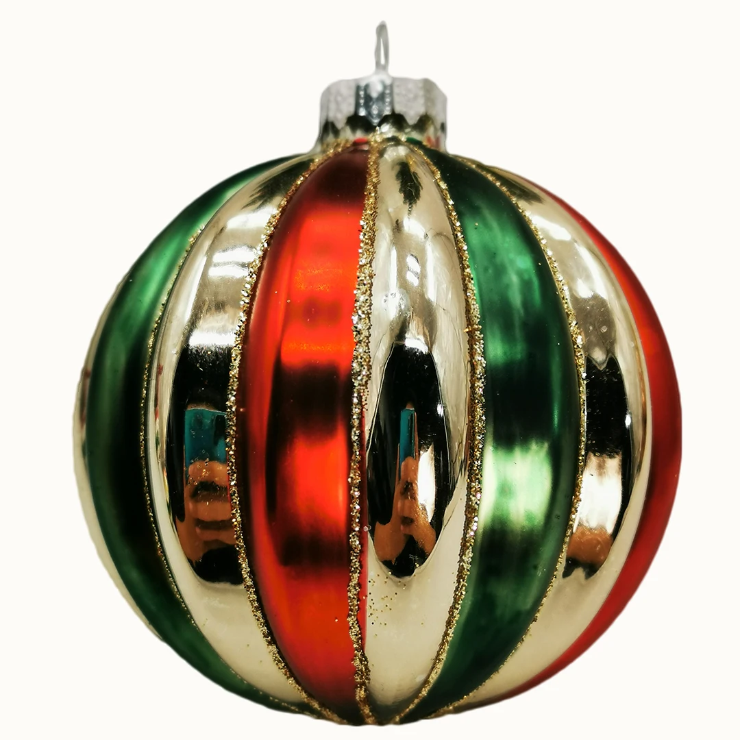 European style Christmas Decorations Clear Handmade Glass Angels With LED Warm Lights Ornament Christmas Gift Bag Banners