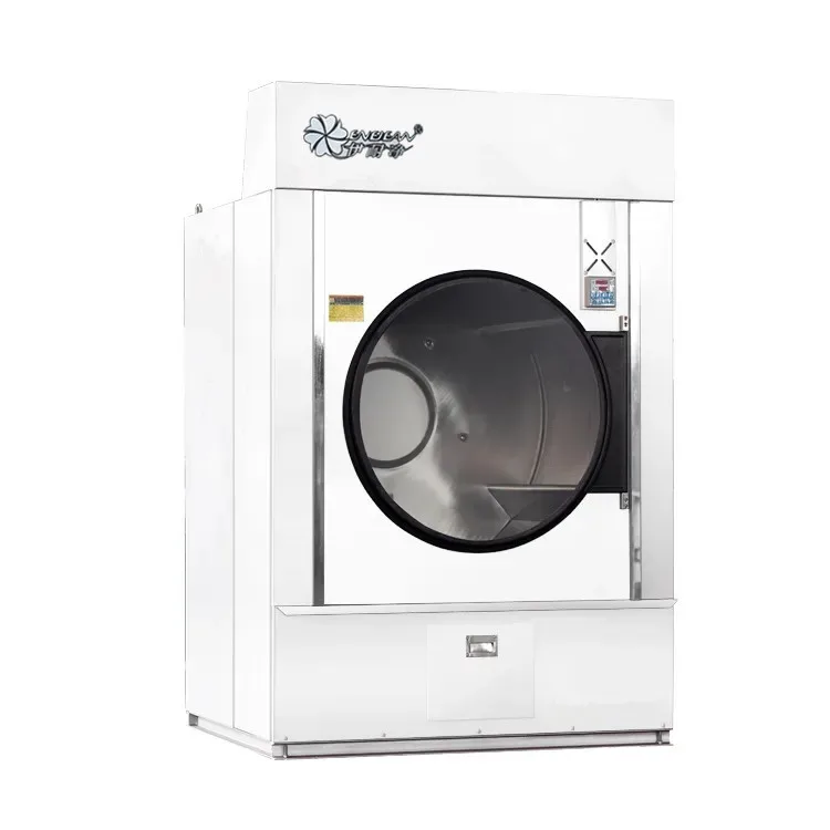 Industrial commercial hotel automatic electric / gas drum cloth clothes laundry tumble dryer machine price