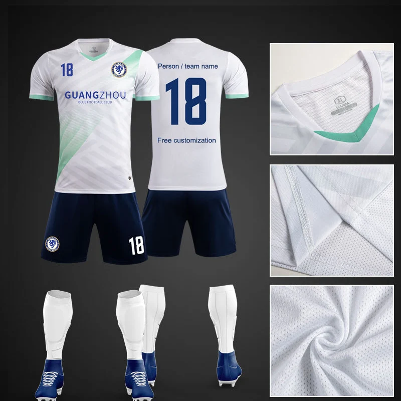 Soccer Shorts Jerseys for Men  2022 Jersey Set Football Printed Player Name Number Sports Football Uniform