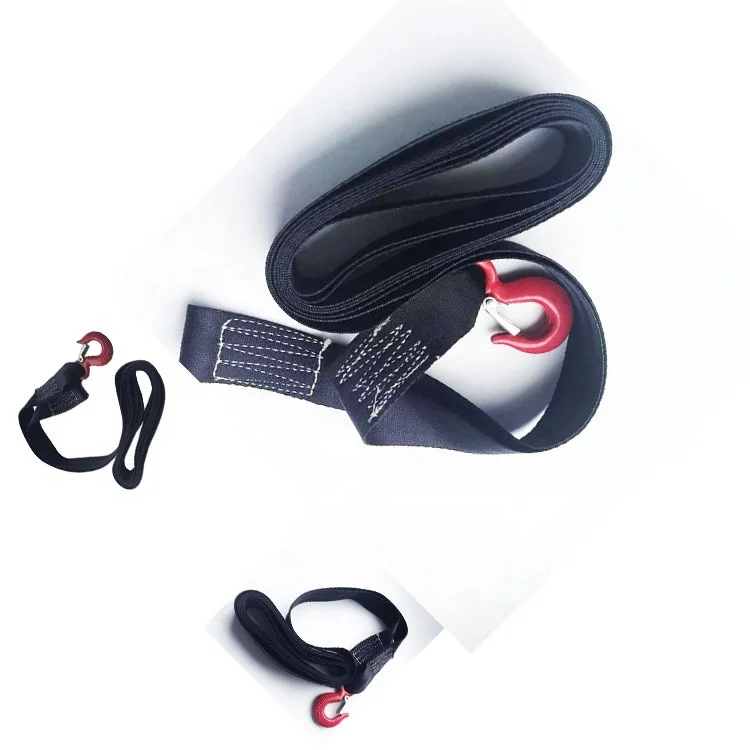 Cheap price  boat accessories and parts trailer winch webbing w/hook  for yacht/sail/car/ship