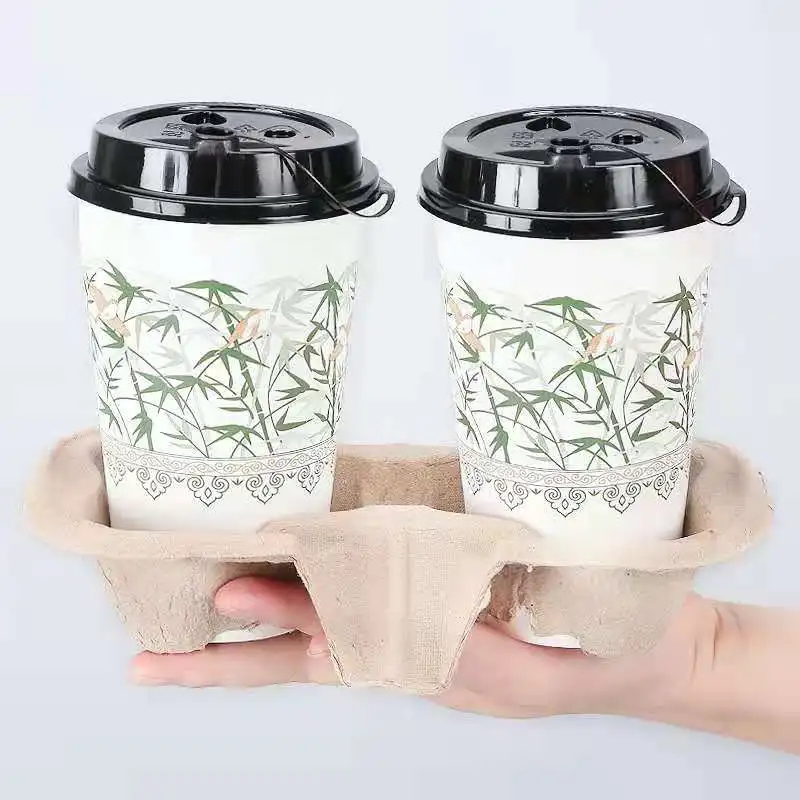Paper Pulp Takeaway Coffee Cup Holder