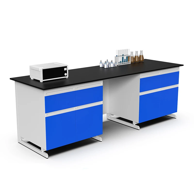 New Steel-Wood Lab Side Bench & Side Table for Laboratory Use