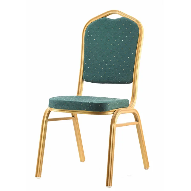 Hot Selling Bulk sale factory price hotel furniture cloth covering aluminium alloy frame banquet wedding hotel chair