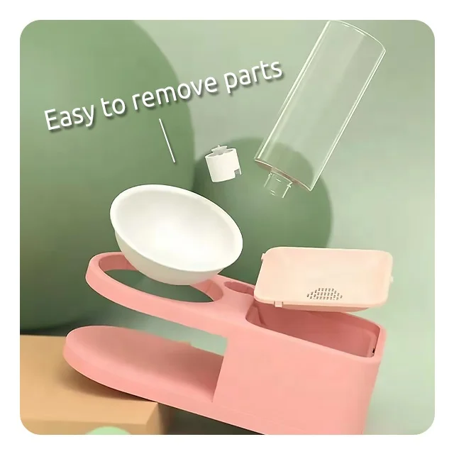 [Handy-Age]-Oem Odm Factory Direct Supply Round Pet Food Drinking Bowl Dog Feeding Bowl Raised Food And Water Feeder