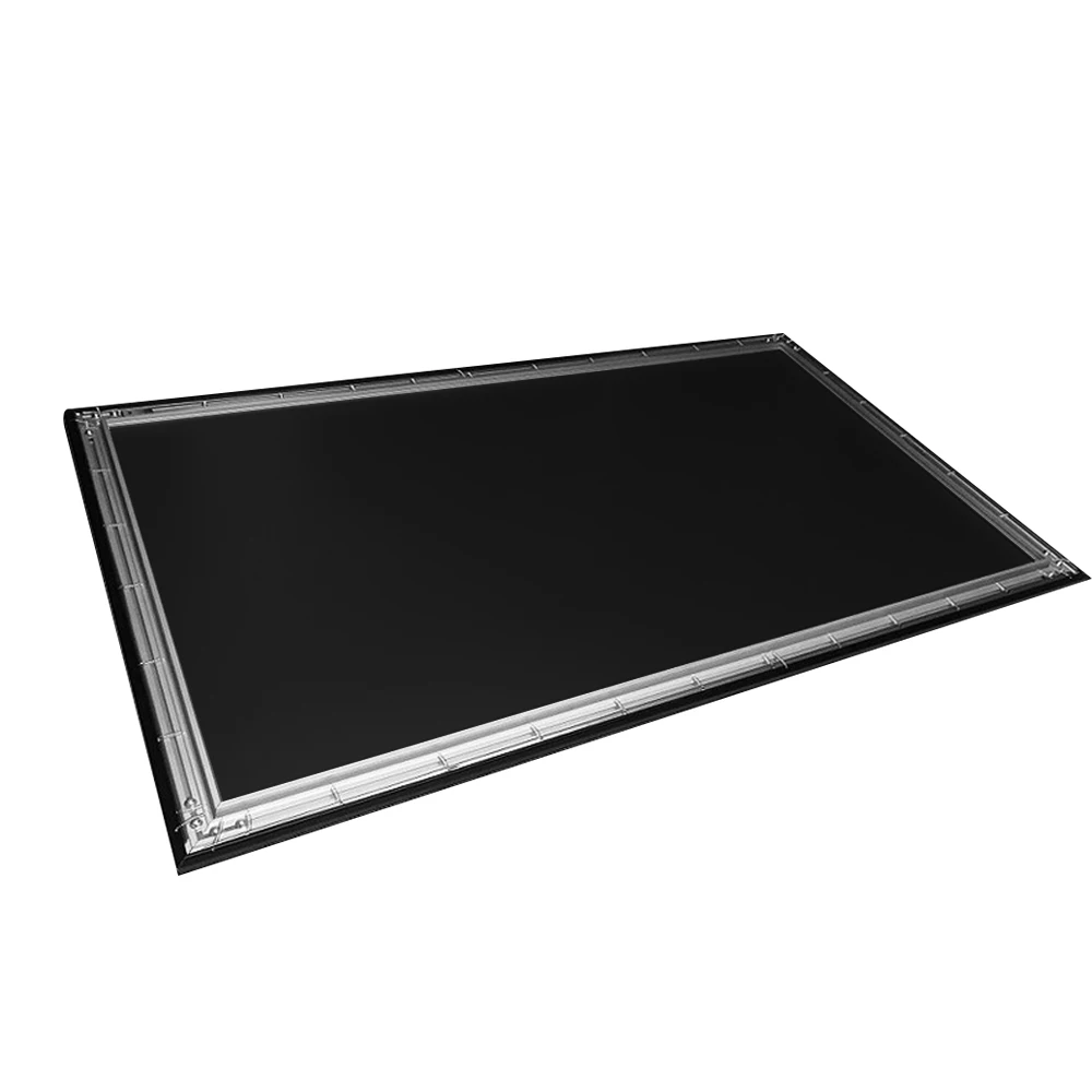
Edge Width 6 cm Fixed Frame Projector Movie Screen 100 inch Matte White Fiber Material 