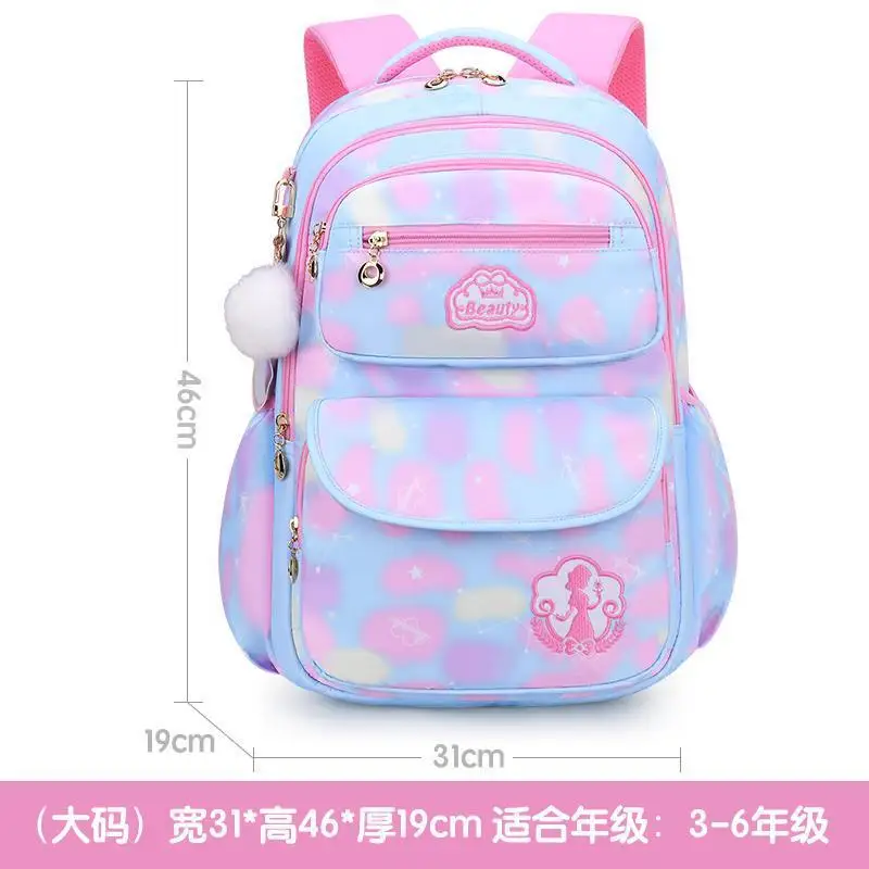TS New Large Capacity Waterproof Cartoon School Bags for Children Pupils School Bags Kids Backpacks