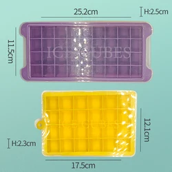 2022 Custom BHD Wholesale Custom Reusable Square Ice Molds Sphere Whiskey Round Ball Silicone Ice Cube Tray with Lid