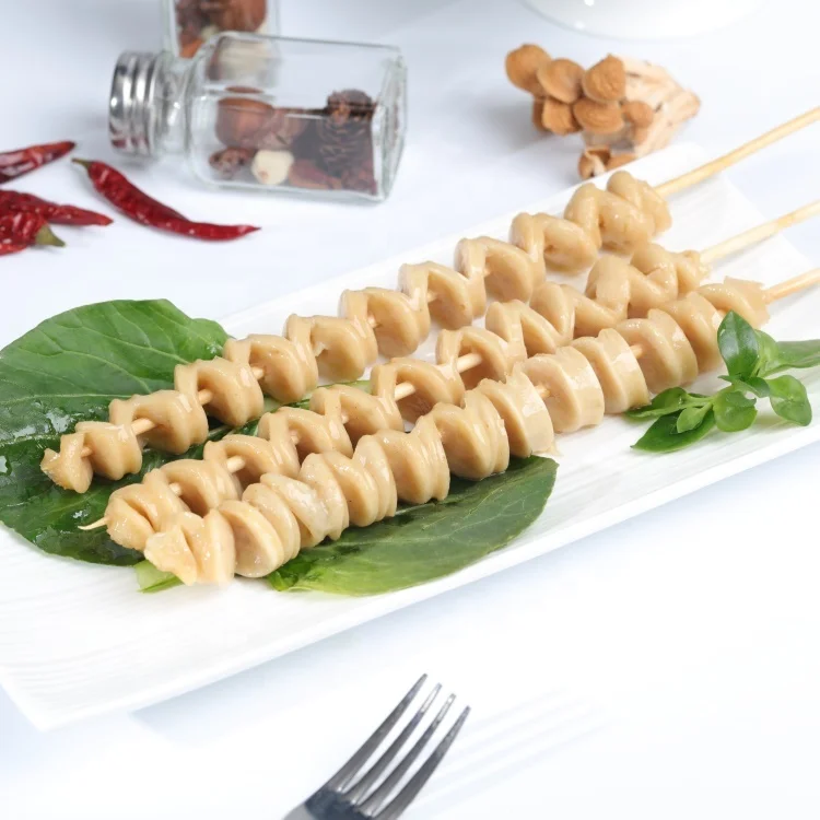 Chinese flavor street food frozen gulten for girll and BBQ wheat flour snack