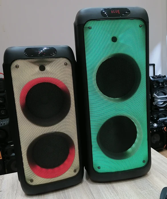  2021 professional J b l Party Speaker Subwoofer outdoor Big Bass sound box double 10 inch 8 hifi battery