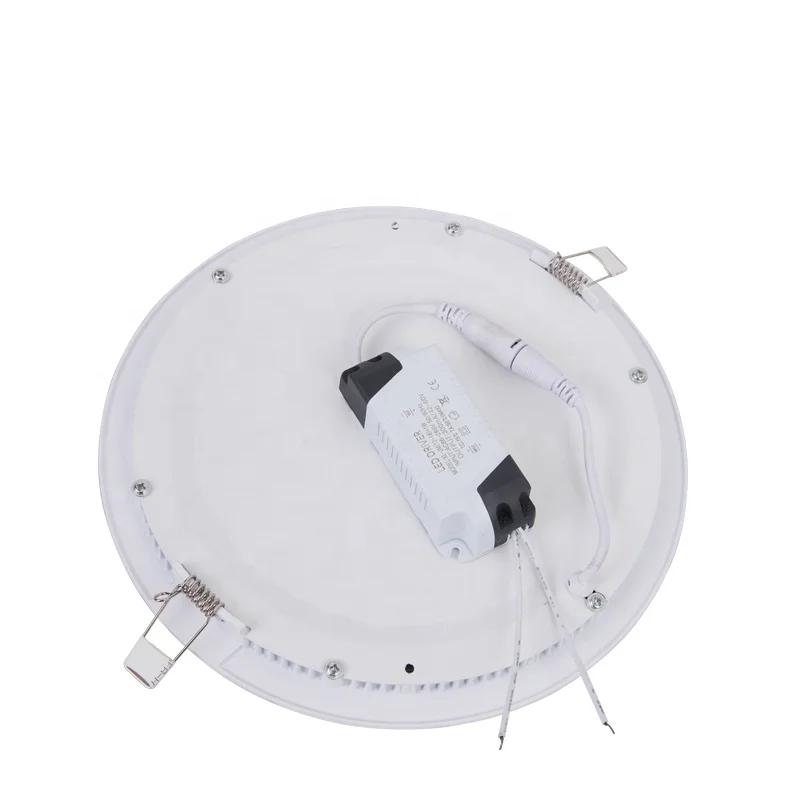 Energy Saving IP44 Embedded 5W Ultra Thin Round Led Ceiling Panel Light