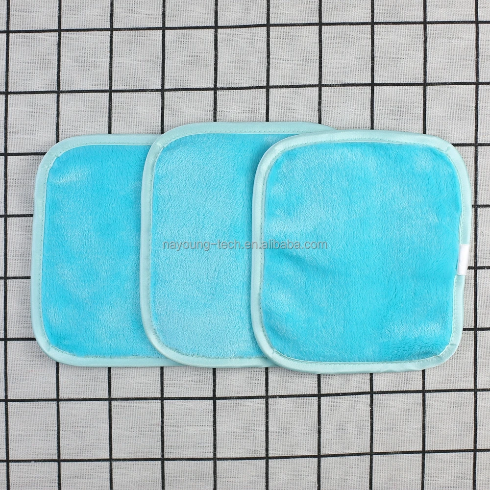 Reusable Square Shape Microfiber Makeup Removal Towel Magical Microfiber Makeup Remover Like Eraser With Customized Logo