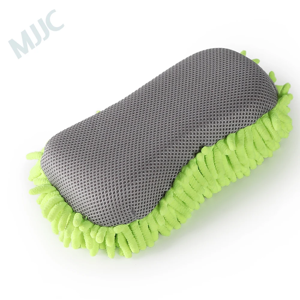 MJJC  Car Cleaning Mitt Wax Detailing Polishing Fiber Chenille Microfiber Car Wash Pad