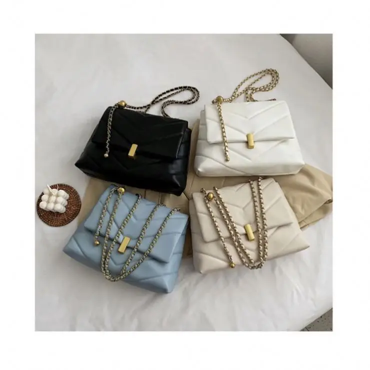 Casual Large Shopping Totes Bags Fashion Designer Pure Color Underarm Bag Luxury Ladies Thread Armpit Packs Crossbody Handbags