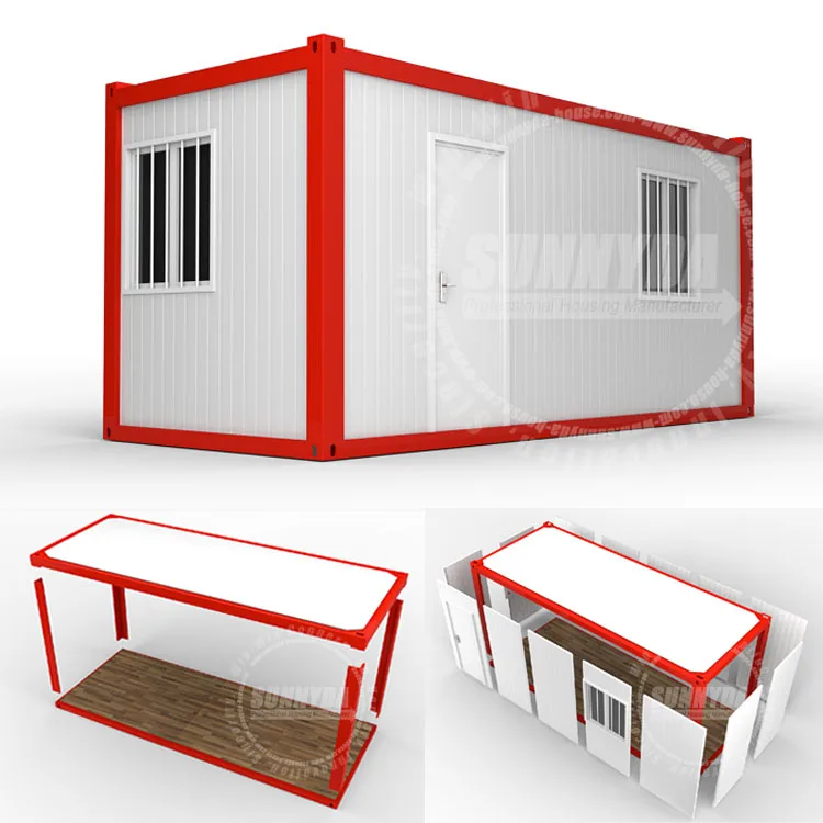 Fast construction prefab sandwich panel container house for sale