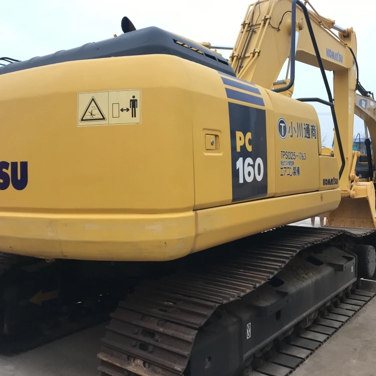 Original Japan Used Komatsu PC160LC- 7 Excavator Used Construction Machinery 16Ton Used Crawler Type Digger