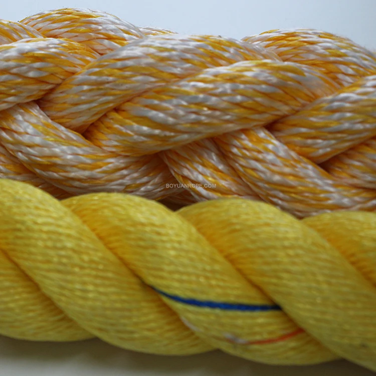 China Factory Directly Supply Rope 8 Strand Polypropylene and Polyester Mixed Rope For Big Ship