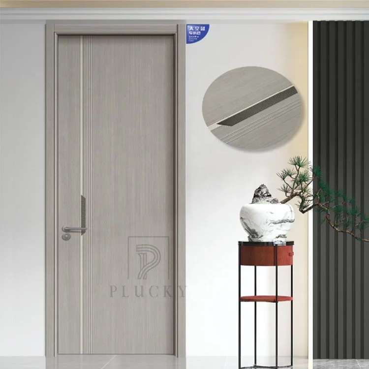 Latest new material competitive price interior solid core wooden door