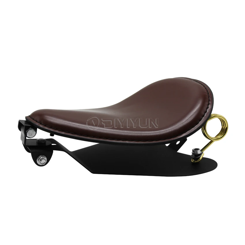 Мотоциклетное соло сиденье с основой и пружинами, кронштейн, сидящая Подушка, монтажный комплект для Harley Sportster 883 Bobber Chopper