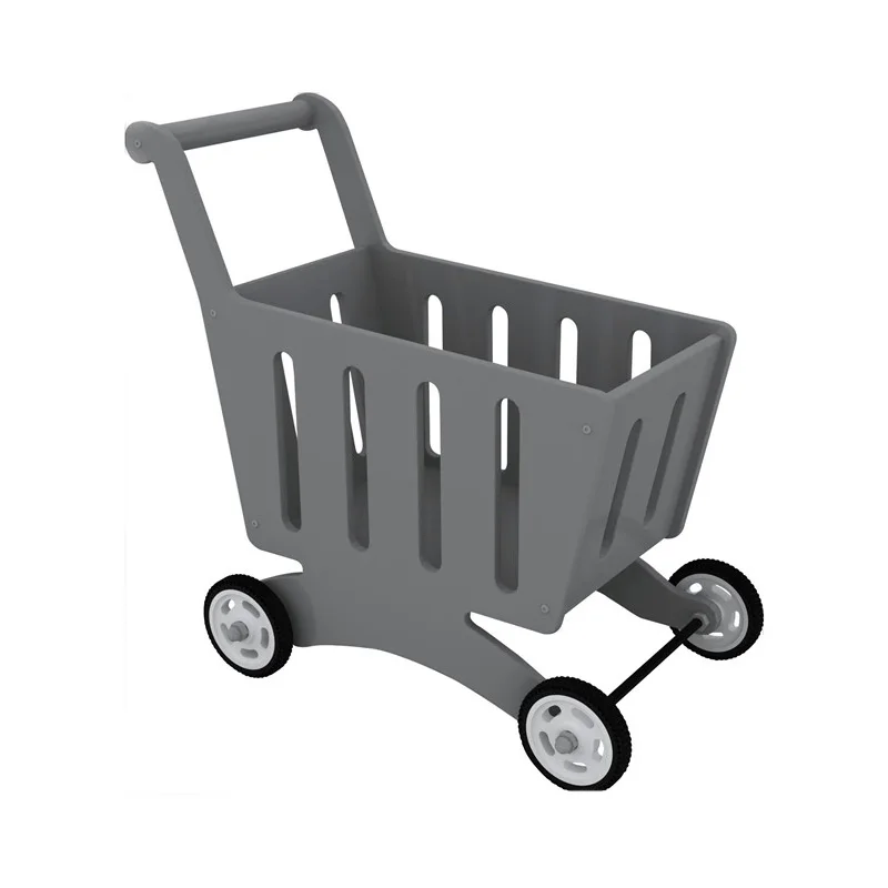 Nashow Hot Montessori Educational preschool furniture kid push cart pretend supermarket furniture block trolley