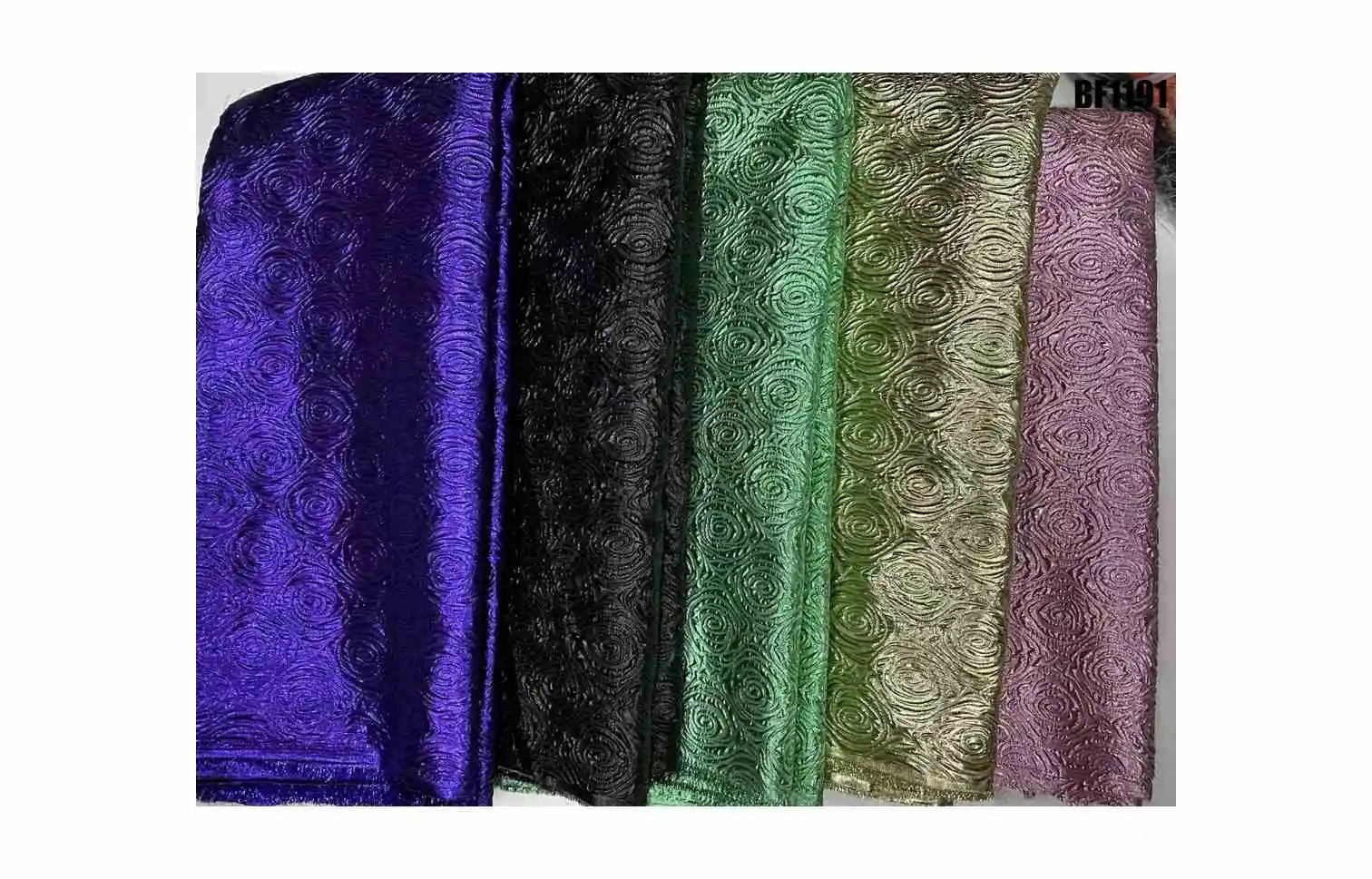 boho lace fabric  African Fashion Jacquard Brocade  Printed Knitted Warp