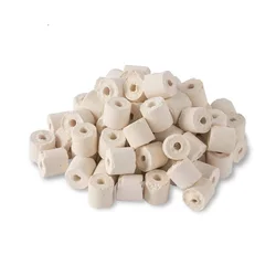 Aquarium filter material top quality aquarium filter media ring dish ceramic white aquarium ceramic ring