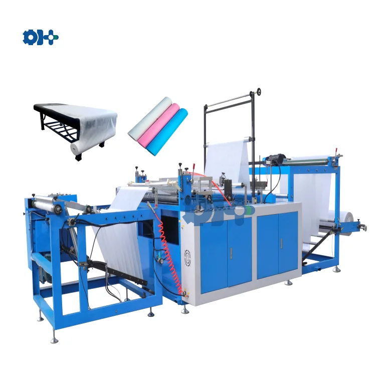 Disposable bed sheet roll machine Non-Woven Pre-cut Hole Massage Table sheets Bed Sheet Cutting Machine