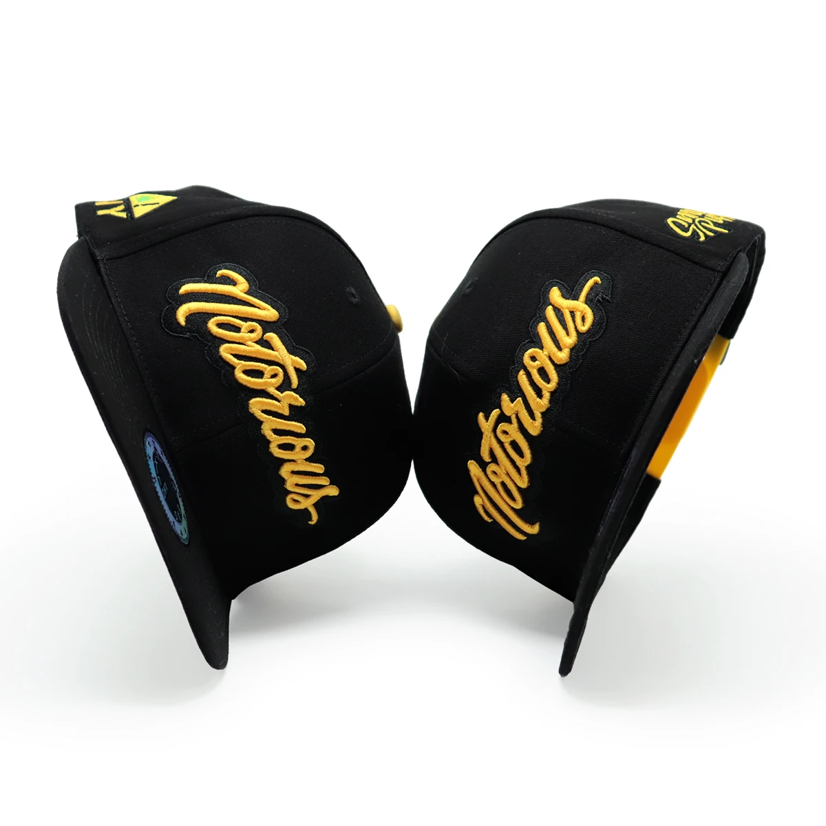 Flat Brim 3D Embroidery Sports Hat Gorras Custom Snapback Cap