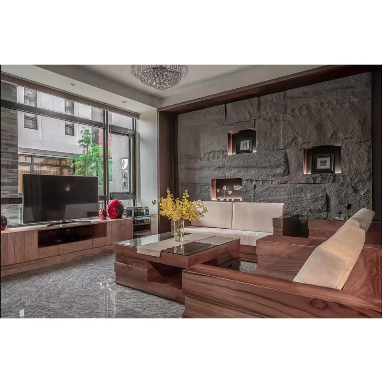 Macetero Hardboard Wall Creative Culture Decorative Stone Walls Faux Artificial PU StonevWall Panel