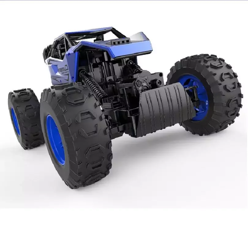 2.4G 1:12 Window Box Red Blue Alloy Body Bigfoot Remote Control Monster Truck RC 4x4 Crawler for Children