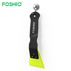 Foshio Car Detailing Ppf Installers Metal Handle Rubber Squeegee Wrap Tool
