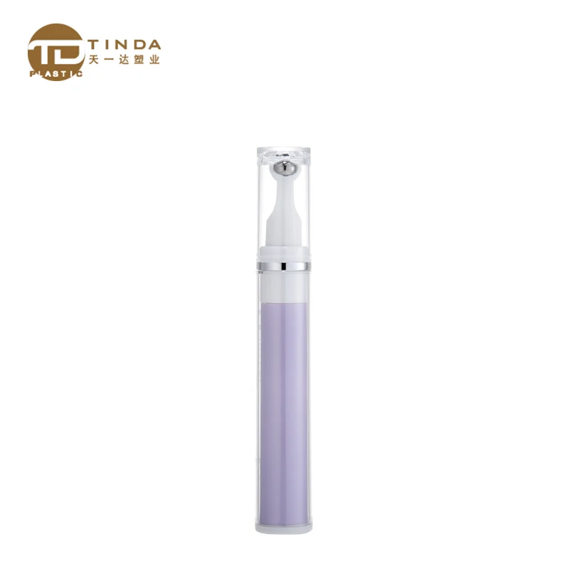 Custom skincare empty eye cream syringe Airless Cream Bottle luxury gold Serum Bottle cosmetic cream packaging